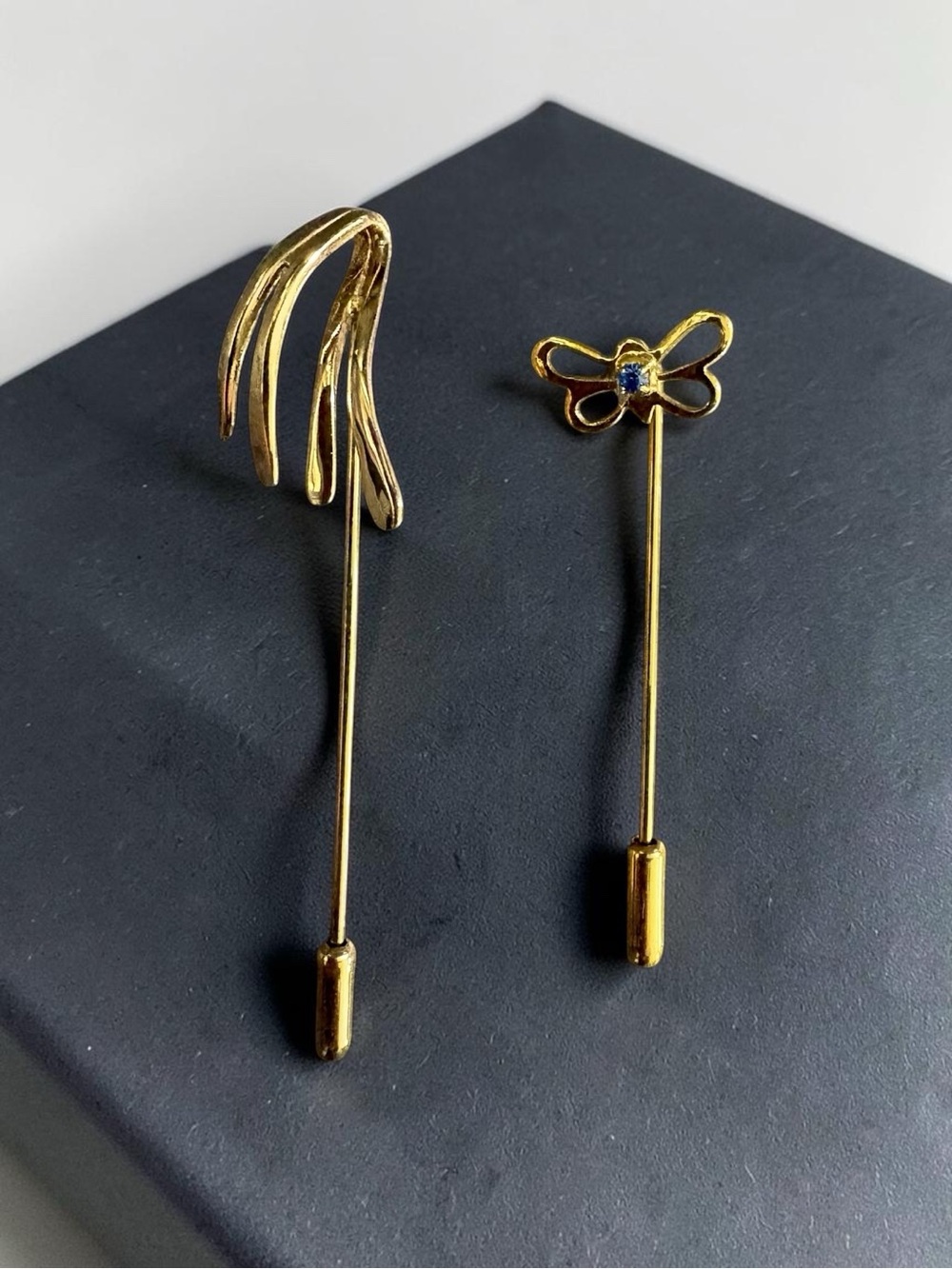 Vintage Amway & Butterfly Hat Pins, 1970’s (one signed)